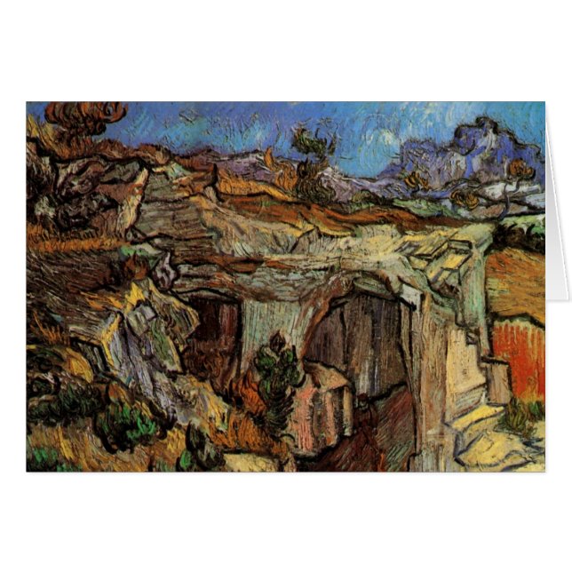 Entrée de la carrière, Saint-Remy par Vincent van  (Devant horizontal)