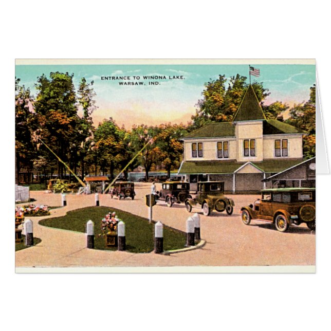 Entrée de Varsovie, Indiana vers le lac Winona (Devant horizontal)