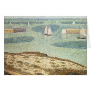 Entrée du port par Georges Seurat, Art Vintage