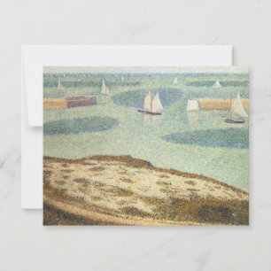 Entrée du port par Georges Seurat, Art Vintage