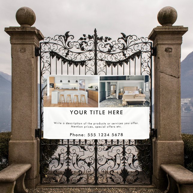 Entreprise 2 Bannière photo et texte (Créateur téléchargé)