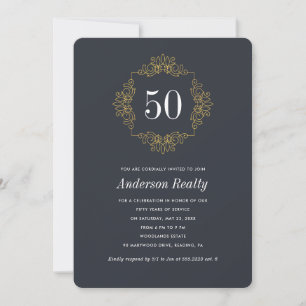 Entreprise 50e anniversaire Invitation