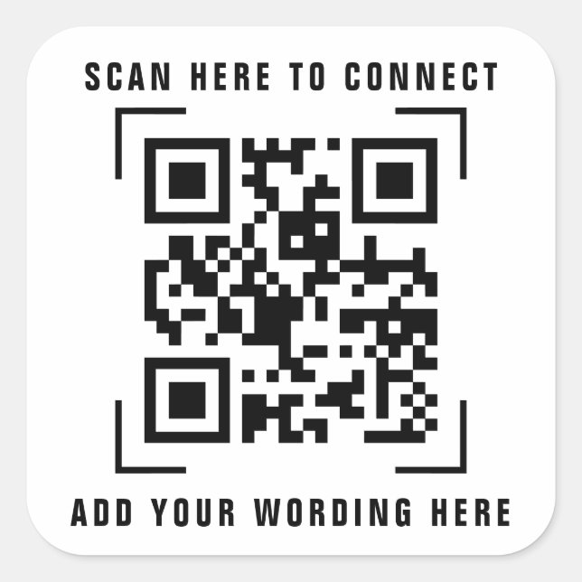 Entreprise commerciale | Autocollant de scan de co (Devant)