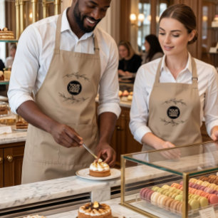 Entreprise de tablier personnalisé Logo de l'entre