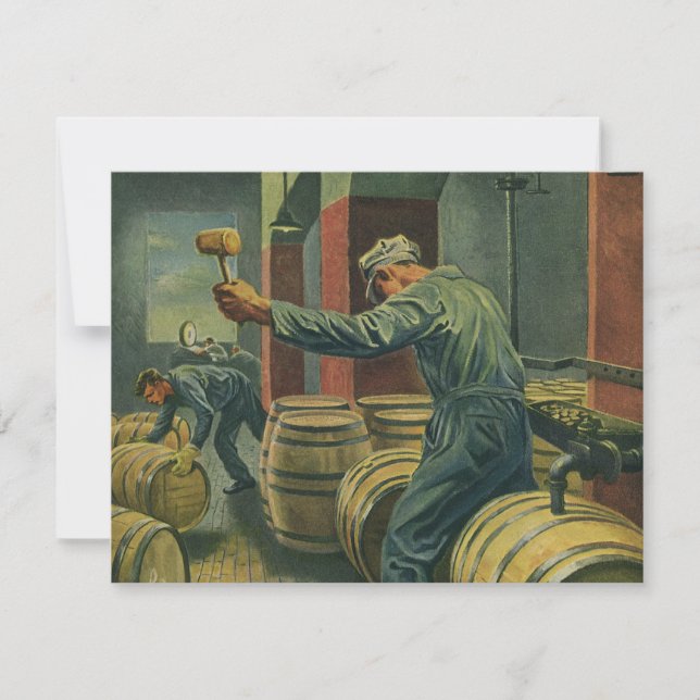 Entreprise de vin vintage, bouchage de tonneaux de (Devant)