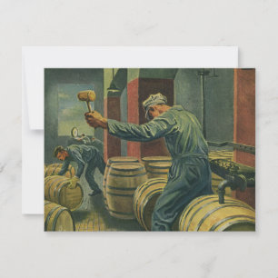 Entreprise de vinification vintage, bouchage de fû