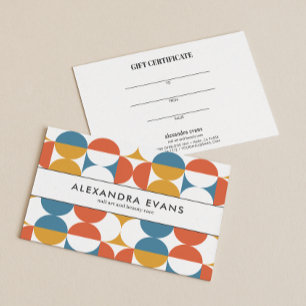 Entreprise du milieu du siècle orange jaune