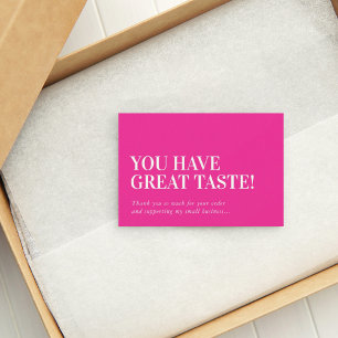 ENTREPRISE INSÉRER moderne mignon merci fuschia ro