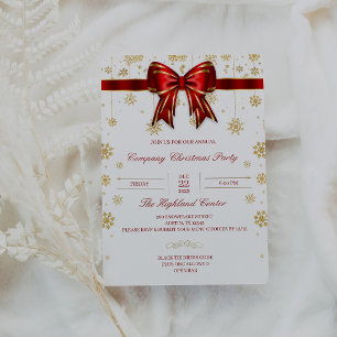 Entreprise Noël Fête Invitation Email Entreprise