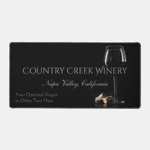 Entreprise vinicole de texte personnalisé / barman