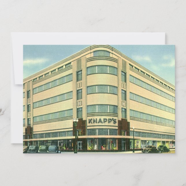 Entreprise vintage, grand magasin Knapp (Devant)