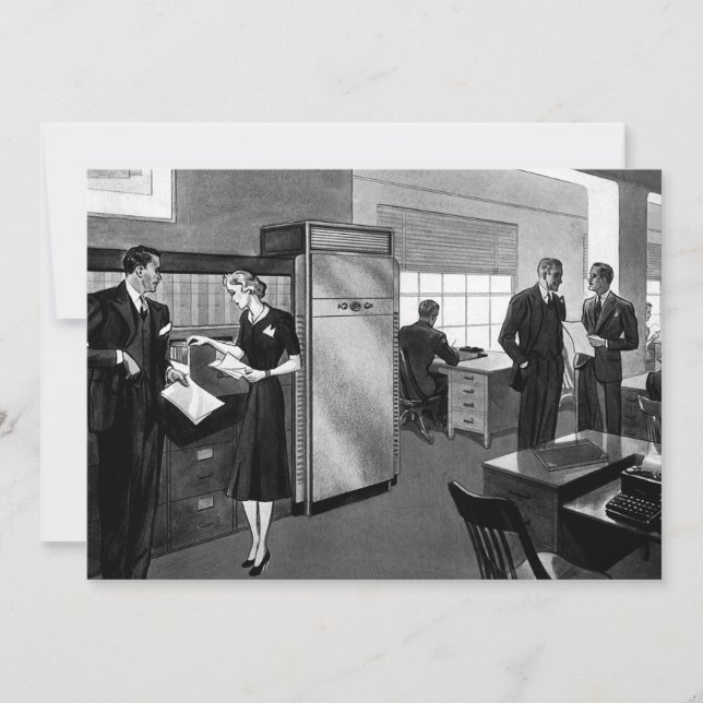 Entreprise Vintage, Hommes d'Affaires de Direction (Devant)