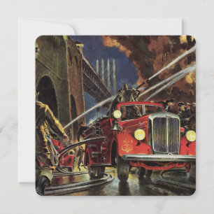 Entreprise vintage, Pompiers Pompiers Camions d'in