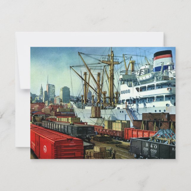 Entreprise vintage, Transport de fret à quai (Devant)