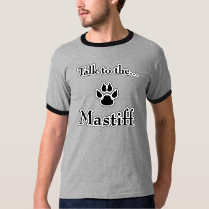 Entretien au T-shirt de noir de mastiff