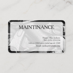 ENTRETIEN Carte de visite modifiable
