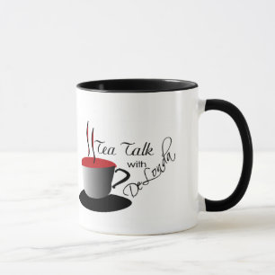 Entretien de thé avec la tasse de DeLonda