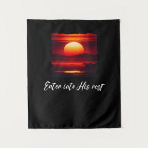 Entrez dans Son repos Tapisserie inspirée de la fo