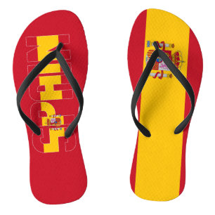 "Entrez en Espagne" Tongs Patriotiques