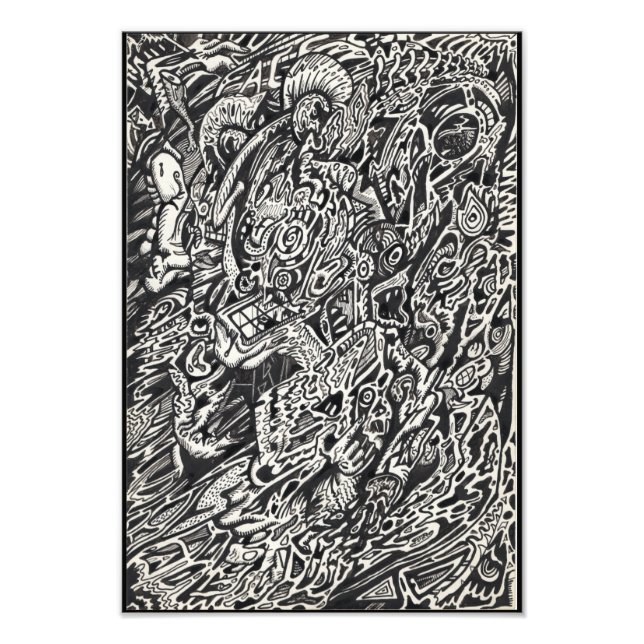 Entrez, L'Élargissement De Photo Microdot Man (Devant)