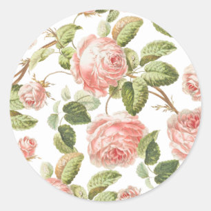 ENVELOPE SEAL STICKER : ROSES VINTAGES