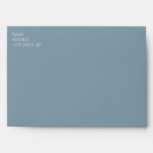 Enveloppe bleue Dusty A7