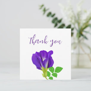 Enveloppe cadeau florale pourpre