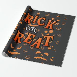 Enveloppe cadeau papier Halloween Trick ou Treat