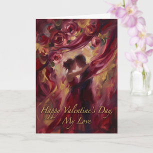 Enveloppé dans votre carte de la Saint-Valentin