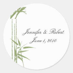 Enveloppe de beauté en bambou Phoques et Stickers