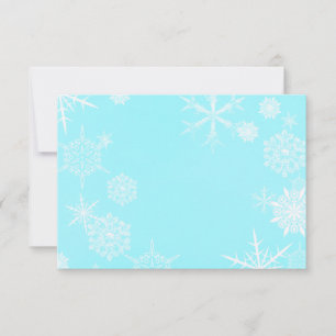 Enveloppe de la carte Festive Snowflake
