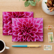 Enveloppe de mariage Automne Dahlia – Floraison d'
