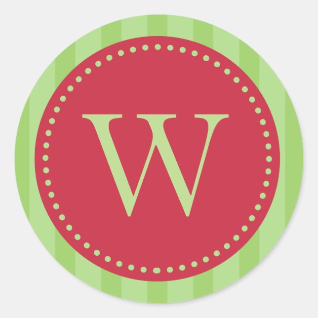 Enveloppe de Noël monographie Phoques / Étiquettes (Devant)