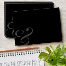 Enveloppe de réponse de mariage à l'encre noire in