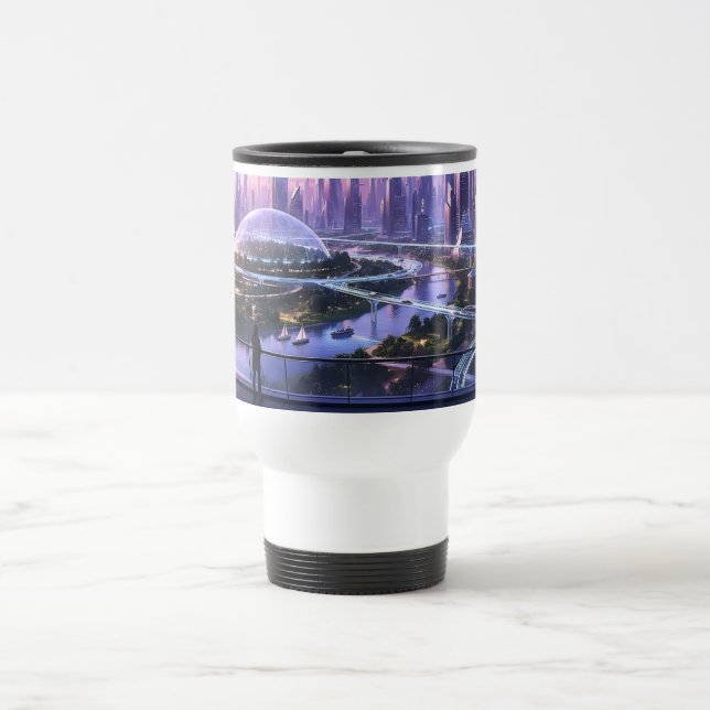 Enveloppe de scène de dôme pour mug de voyage (Centre)