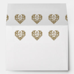 Enveloppe de Valentine de Flourish de parties