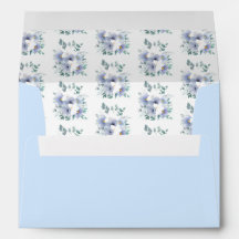 Enveloppe d'impression florale