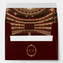 Enveloppe d'invitation de l'Opéra de Bourgogne
