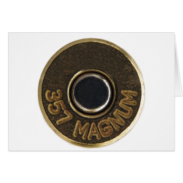 Enveloppe en laiton de coquille de 357 magnums (Devant horizontal)