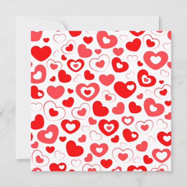 Enveloppe Love Hearts (Devant)
