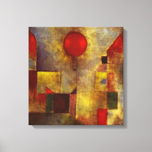 Enveloppe rouge de toile de ballon de Paul Klee
