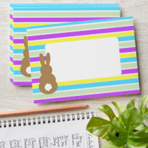 Enveloppe Silhouette Bunny de Pâques