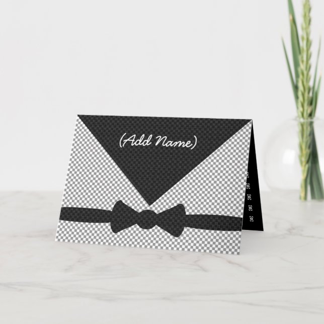Enveloppe vérifiée par invitation NOMMÉE FAITE SUR (Devant)