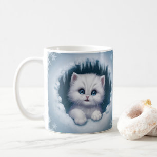 Enveloppement 3D Kitten Mug Fun - Coupes de café