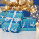 Enveloppement de papier cadeau Chanukah Hanoukka<br><div class="desc">Enveloppement de papier cadeau Chanukah Hanoukka</div>