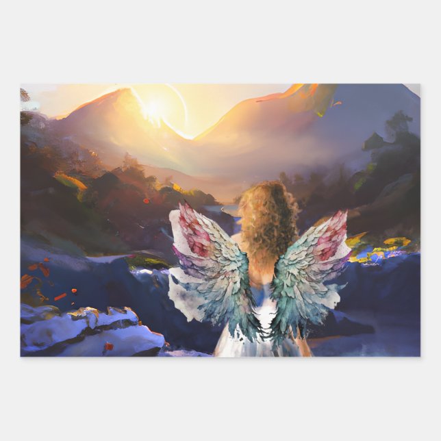 Enveloppement de soleil espéré Papier plat série d (Devant)