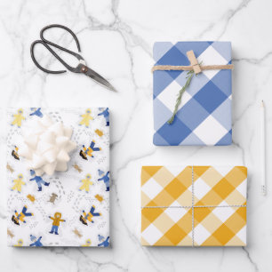 Enveloppement des feuilles de papier de l'Ange de