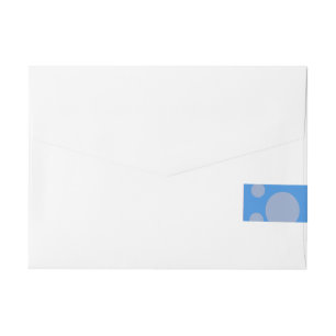 Envelopper autour du Étiquette de adresse, classiq