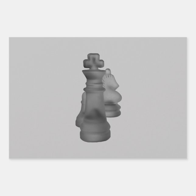 Envelopper les feuilles de papier Échecs (Devant)