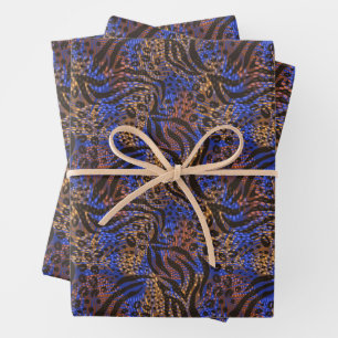 Envelopper les feuilles de papier-Poster de animal
